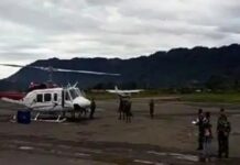 Usai Tembak Mati Guru, KKB Bakar Helikopter di Bandara Aminggaru Ilaga Puncak Jaya