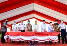 Bupati Bulukumba dan Kepulauan Selayar Hadiri Peluncuran KMP Takabonerate