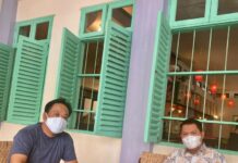 Berkunjung Ke Makassar, Anshar Ilo Ngopi Santai Bareng Ketua DPD P-SMP Sulsel