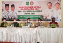 Basri, Tekankan Perlunya Guru Adaptif dan Menyenangkan di Konkerkab PGRI Sidrap
