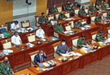 Komisi I DPR RI Raker dengan Kemenhan Soal Pembelian Alutsista