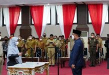 Ini Nama-Nama Pejabat yang Dilantik Plt. Gubernur Sulsel