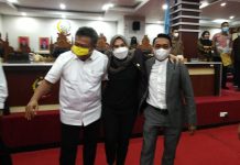Diinisasi Andi Ina, Syahar dan Arfandy Kembali Berpelukan, Suasana DPRD kembali Mencair