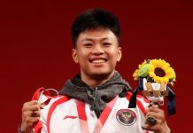 Presiden dan Walikota Makassar Ucapkan Selamat Kepada lifter asal Makassar Peraih Medali di Olimpiade Tokyo 2020
