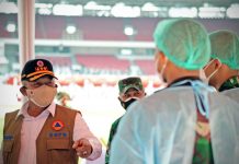 Kasatgas BNPB Apresiasi Kinerja Nakes Dalam Kegiatan Vaksinasi Masal