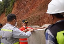 Plt. Gubernur Sulsel, Tinjau Ruas Jalan Rintisan Palopo, Lutim Senilai Rp43.3 milyar