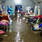 Hujan Deras Melanda Yogyakarta, Tenda Darurat Pasien COVID-19 di RSUP Dr Sardjito Terendam Air