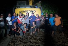 Dikerja Sejak Pagi Hingga Dini Hari, Jembatan Kappara’e Bulukumba dapat Dilalui