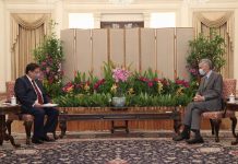 Airlangga Hartarto, Temui Perdana Menteri Heng Swee Keat di Singapura