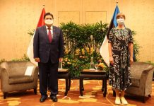 Menko Perekonomian Temui Presiden Estonia di Singapura