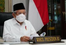 Wapres Hadiri Riau Berwakaf dan Fesyar Sumatera 2021 Secara Virtual