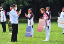 Jokowi Terima Atlit Cabor Berprestasi di Olimpiade Tokyo 2020