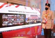 Presiden Jokowi Hadiri Hari Pramuka ke 60 Tahun Secara Virtual