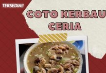 Makan Coto Kerbau di Cafe Ceria Makale dapat Kaos Bayu Toraya Clothing