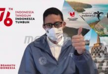 Pesan Menparekraf dalam Program Vaksin untuk Indonesia Spesial Hari Kemerdekaan