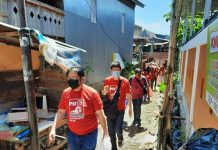 Aksi #RiceBoxPSI, PSI Makassar Bagikan Nasi Dos ke Warga Selama Seminggu