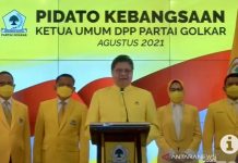Pidato Kebangsaan Ketum Partai Golkar, Ingatkan Pentingnya Kualitas Kader