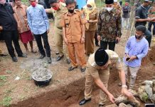 Tahun Baru Islam, Bupati Letakkan Batu Pertama Pembangunan Pesantren Alquran