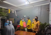 Golkar Makassar Suplai Makanan di Lokasi Kebakaran Jalan Kumala