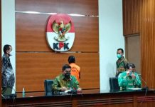 Konferensi Pers Penetapan dan Penahanan PerumJasa Tirta II Tahun 2017