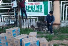 12 Rumah di Pajjaiyang Jadi Korban Si Jago Merah, Relawan LPBI NU Dirikan Posko Bantuan di Lokasi