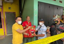 DPD II Partai Golkar Makassar, Beri Bantuan Bagi Warga Pajjaiyang Korban Si Jago Merah