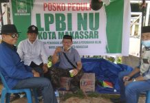 Wujud Kepedulian, Nahdlatul Ulama Makassar Beri Bantuan Korban Kebakaran di Sudiang