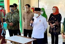 Wapres Tinjau Pelaksanaan PTM Terbatas dan Vaksinasi COVID-19 di Kabupaten Bogor