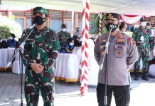 Panglima TNI dan Kapolri Tinjau Pelaksanaan Vaksinasi COVID-19 di NTB
