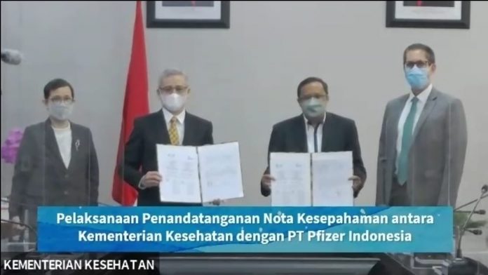 Nota kesepahaman antara Sekretaris Jenderal Kemenkes