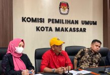 KPU Makassar, Pemutakhiran Data Pemilih Berkelanjutan Bulan September 2021 FOTO: KPUD Makasaar menggelar pres rilis, Pemutakhiran Data Pemilih Berkelanjutan Bulan September 2021 di kantor KPU kota Makassar. Rabu, (6/10/2021)