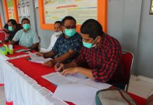 KPU Kabupaten Luwu Rapat Pleno Ulang PDPB Bulan September 2021 FOTO: Komisi Pemilihan Umum (KPU) Kabupaten Luwu kembali menggelar rapat pleno ulang pemuktahiran data pemilih Periode September 2021 Kamis (07/10/21).