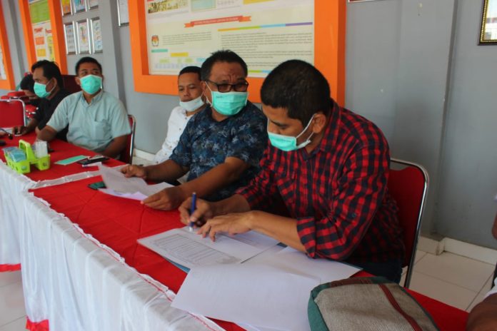 FOTO: Komisi Pemilihan Umum (KPU) Kabupaten Luwu kembali menggelar rapat pleno ulang pemuktahiran data pemilih Periode September 2021 Kamis (07/10/21).