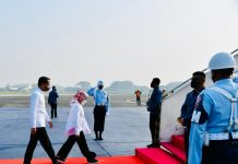 Didampingi Ibu Negara, Presiden Tinjau Venue KTT G20 di Bali FOTO: Presiden didampingi Ibu Negara Iriana Joko Widodo, Jumat (08/10/2021) pagi, bertolak menuju Provinsi Bali dalam rangka kunjungan kerja. (Foto: BPMI Setpres/Laily Rachev)