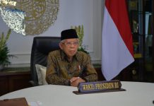 Wapres Ma’ruf Amin, Buka Musyawarah Nasional ke-II Asosiasi Pemerintah Daerah Kepulauan dan Pesisir FOTO: Wakil Presiden (Wapres) Prof. Dr. K. H. Ma'ruf Amin.