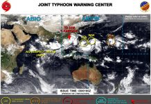 BMKG, Siklon Tropis Lionrock dan Siklon Kompasu Terpantau di Bagian Utara Indonesia