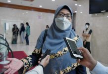 Baleg DPR RI, Tegaskan 7 RUU Provinsi Usulan Komisi II tidak Membentuk Provinsi Baru FOTO: Anggota Badan Legislasi (Baleg) DPR RI Ledia Hanifa Amaliah usai mengikuti Rapat Paripurna DPR RI di Gedung Nusantara II, Senayan, Jakarta, Senin (7/10/2021). Foto: Runi/Man