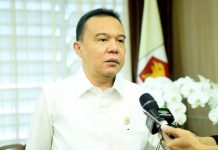 Pinjol Ilegal Meresahkan Masyarakat, Sufmi Dasco Minta Polri dan OJK Tindak Tegas FOTO: Wakil Ketua DPR RI Koordinator Bidang Ekonomi dan Keuangan (Korekku) Sufmi Dasco Ahmad. Foto: Jaka/jk