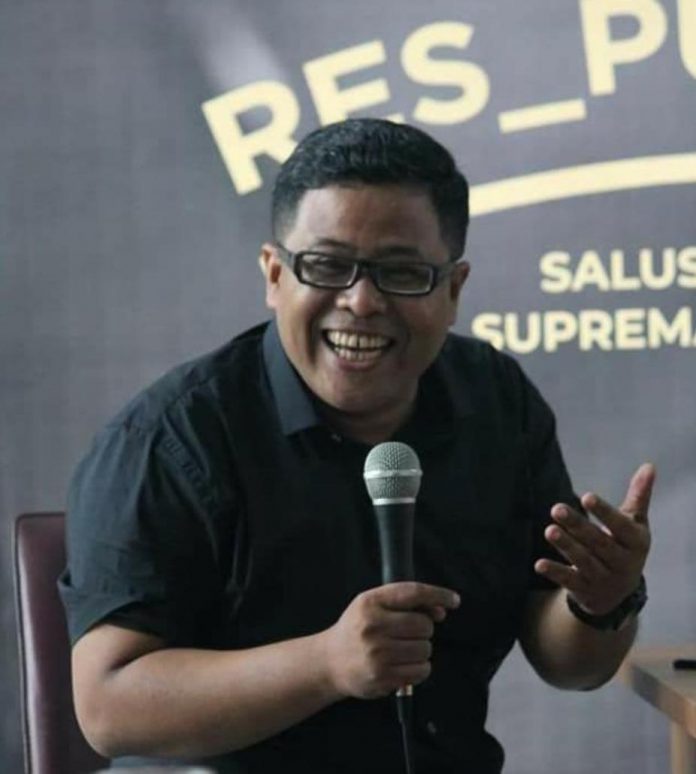 FOTO: Sukyamadi Maeruddin, Panitia pelaksana  Musyawarah Besar Luar Biasa (Mubeslub) IKM PARE.