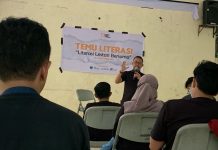 BAK Beri Motivasi Kepada Anak Milenial, Pentingnya Gerakan Literasi di Sulsel FOTO: Bachtiar Adnan Kusuma saat memberikan motivasi, "Gerakan Literasi Menggerakkan, Merintis, Menggagas, Mendampingi Bukan di Belakang Meja."