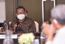 Setkab Gelar Diskusi Bahas Konvergensi Pers dan Transformasi Digital FOTO: Deputi Bidang Polhukam, Setkab, Purnomo Sucipto pada DKT “Konvergensi Pers dan Transformasi Digital (Publishers’ Rights)”, Kamis (21/10/2021), di Jakarta. (Foto: Humas Setkab/Agung)