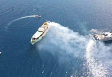 Praktek dan Manlap Latihan SAR Satrol Lantamal VII FOTO: Satuan Patroli (Satrol) Pangkalan Utama TNI Angkatan Laut (Lantamal) VII melaksanakan praktek di laut saat pelaksanaan latihan Search and Rescue (SAR) Lantamal VII TW IV Tahun 2021 bertempat di perairan Hansisi sekitaran Mako Lantamal VII Kupang, NTT, Rabu, (27/10)