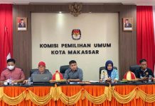 Pemuktahiran Data Pemilih Berkelanjutan Bulan Oktober 2021 Kota Makassar FOTO: Komisi Pemilihan Umum (KPU) Kota Makassar melakukan Rekapitulasi Daftar Pemilih Berkelanjutan periode bulan Oktober 2021. Rabu, (3/11)