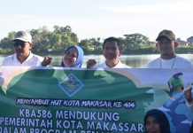 Rangkaitan Hut Kota Makassar ke ke 414, Kaban Kesbangpol Makassar Bersama KBA SMP 5 Tanam 30 Ribu Bibit Pohon FOTO: Rangkaitan Hut Kota Makassar ke ke 414, Kaban Kesbangpol Makassar Bersama KBA SMP 5 Tanam 30 Ribu Bibit Pohon