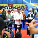 Presiden Jokowi Apresiasi Pemprov Papua Sukses Mengelar PON 20 dan Peparnas ke 16 FOTO: Presiden Joko Widodo atau Jokowi saat menemui awak media jelang penutup Pekan Paralimpiade Nasional atau Pekan Paralimpik Indonesia atau Peparnas ke 16 di Kota Jayapura, Provinsi Papua. Sabtu, (13/11)