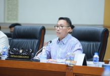 RUU Kejaksaan Mulai Dibahas Komisi III FOTO: Ketua Komisi III DPR RI Herman Hery saat memimpin rapat Komisi III DPR RI dengan tiga kementerian, di Gedung Nusantara II, Senayan, Jakarta, Senin (15/11/2021). Foto: Geraldi/nvl