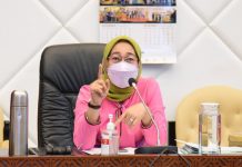 Belum Jelas ‘Output-nya’, Program ‘Food Estate’ Perlu Dievaluasi FOTO: Wakil Ketua Komisi IV DPR RI Anggia Erma Rini saat memimpin Rapat Dengar Pendapat Komisi IV DPR RI dengan pejabat eselon I Kementerian Pertanian di Gedung Parlemen, Senayan, Jakarta, Senin (15/11/2)