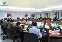 Presiden Jokowi Minta K/L Fokus Selesaikan Belanja APBN 2021 FOTO: Suasana Sidang Kabinet Paripurna, Rabu (17/11/2021), di Kantor Presiden, Jakarta. (Foto: Humas Setkab/Agung)