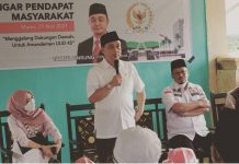 Ketua Kelompok DPD RI Tamsil Linrung Bersama Muzayyin Arif Galang Dukungan Amandemen UUD 1945