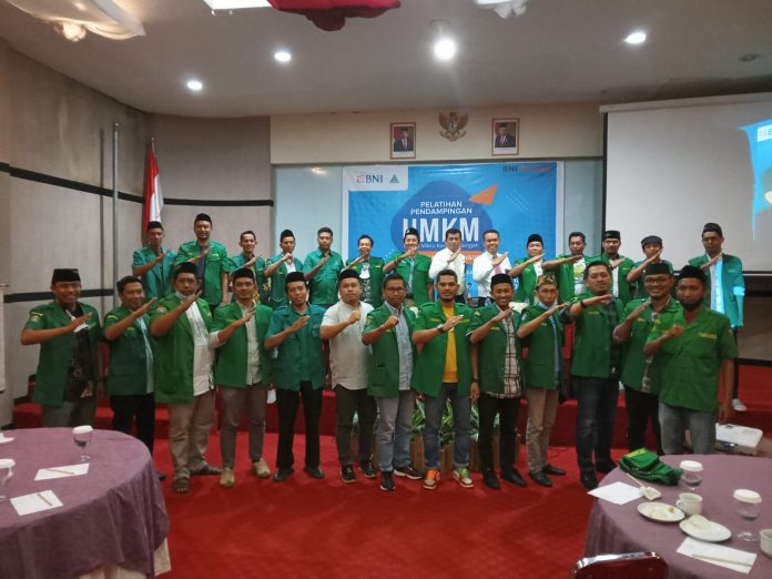 FOTO: GP Ansor Sulawesi Selatan Bekerja sama dengan BNI melaksanakan pelatihan Pendampingan UMKM di Hotel Kenari Tower Makassar, 22 November 2021